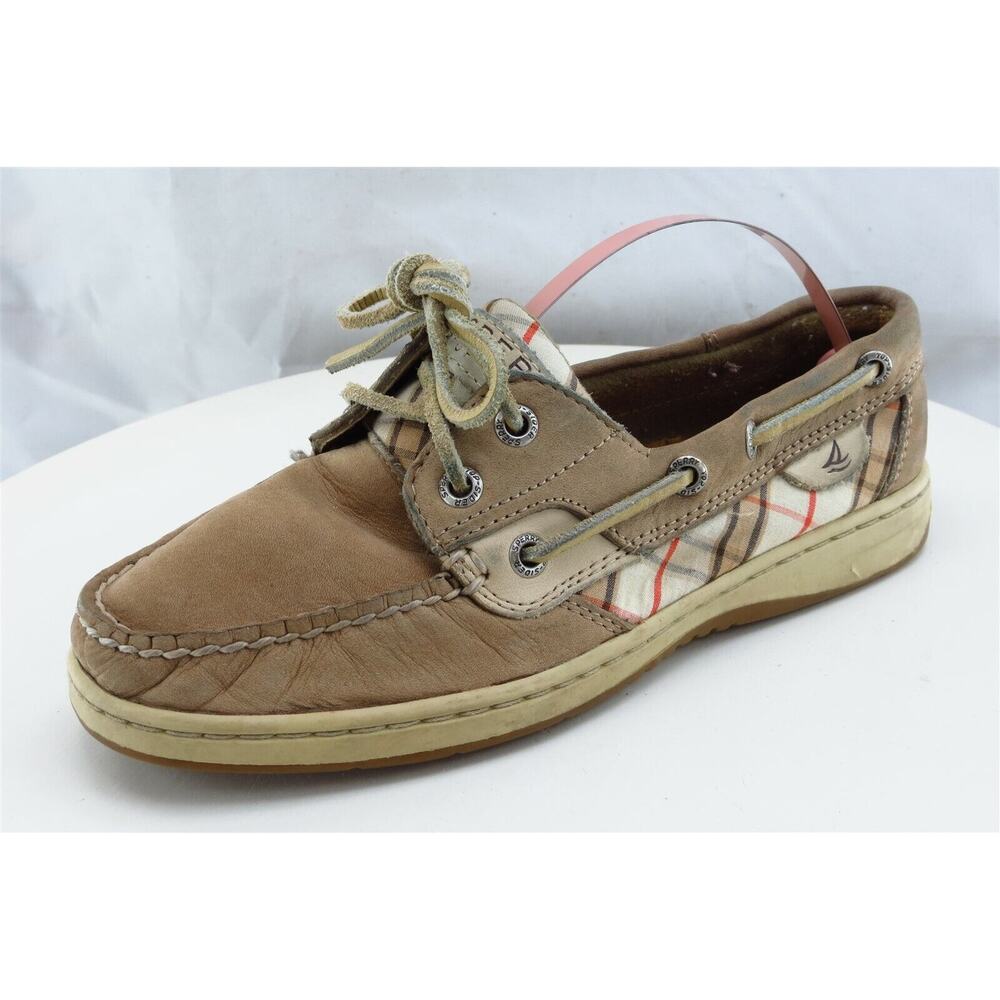 Sperry‎ Top-Sider Size 5.5 M Brown Boat Shoe Shoes Leather Women 9174780